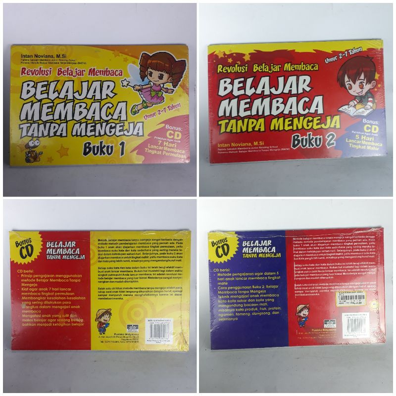 Jual Revolusi Belajar Membaca Belajar Membaca Tanpa Mengeja Buku 1 Dan ...