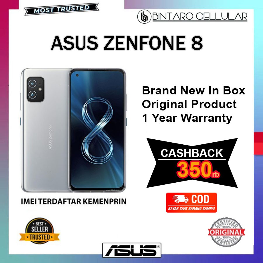 Jual Asus Zenfone 8 8/128GB Garansi Resmi Asus Indonesia - Not Rog ...