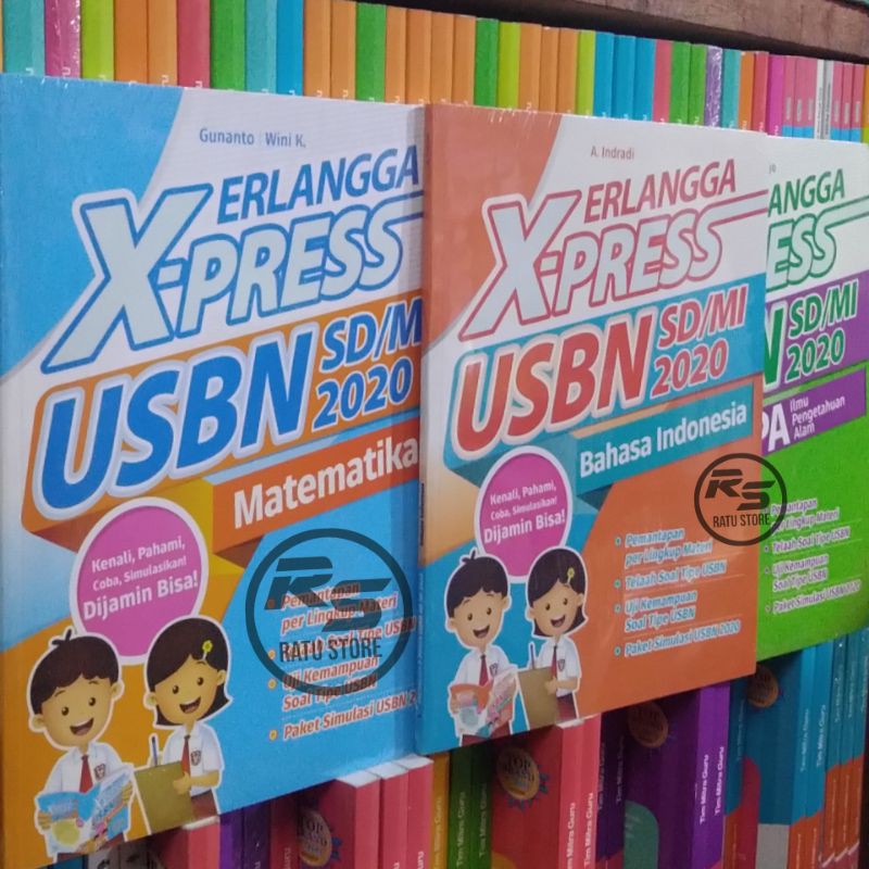 Jual Satu Set Buku X Press Xpress Usbn Sd Mi Matematika Bahasa Indonesia Ipa Original