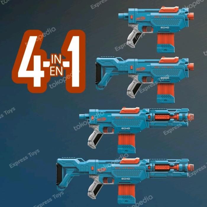 Jual Nerf Elite 2.0 Echo Cs-10 With 24 Official Nerf Darts Terbaru