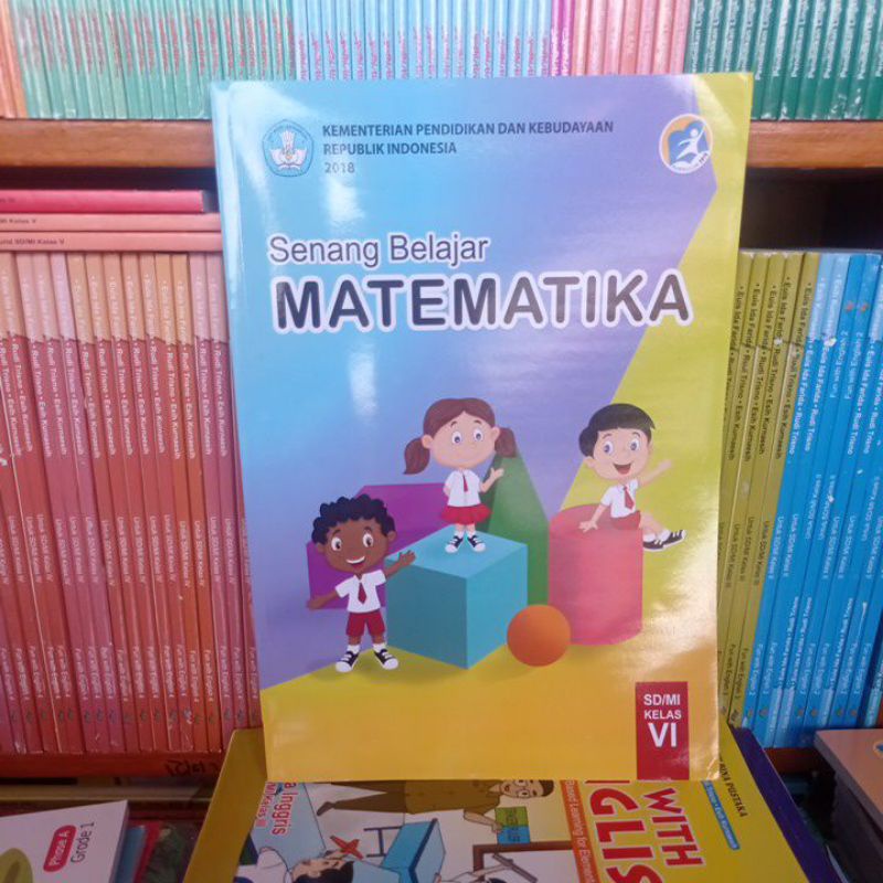 Jual Buku Paket Matematika Kelas 6 SD. Senang Belajar Matematika Kelas ...