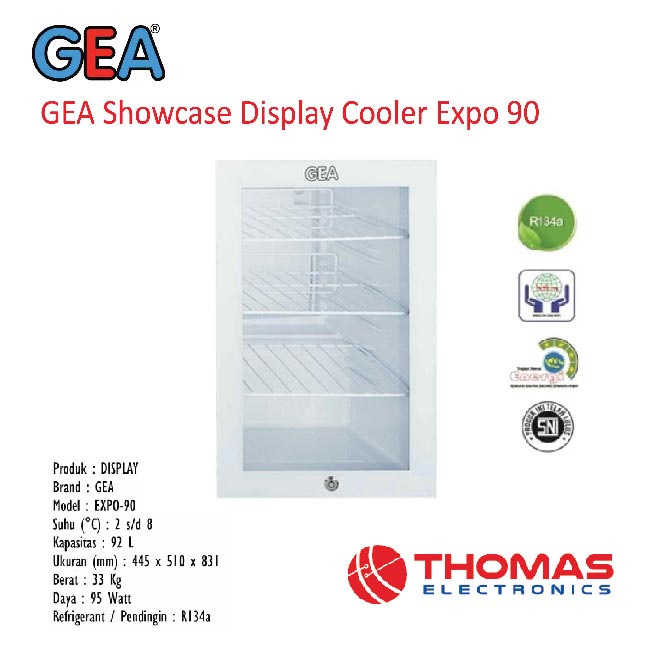 Jual GEA Showcase Display Cooler Expo 90 GARANSI RESMI | Shopee Indonesia