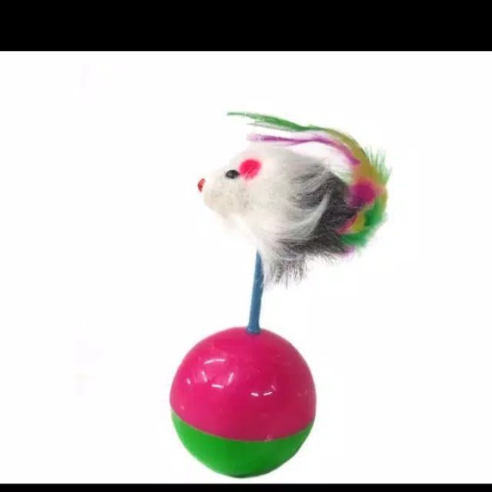 Jual Mainan Kucing Bola Tikus Tangkai Cat toy Cat Toys | Shopee Indonesia