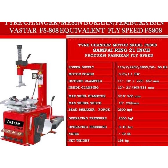 Jual Tyre Changer Tire Changer Bukaan Ban Bisa Motor Dan Mobil Merk