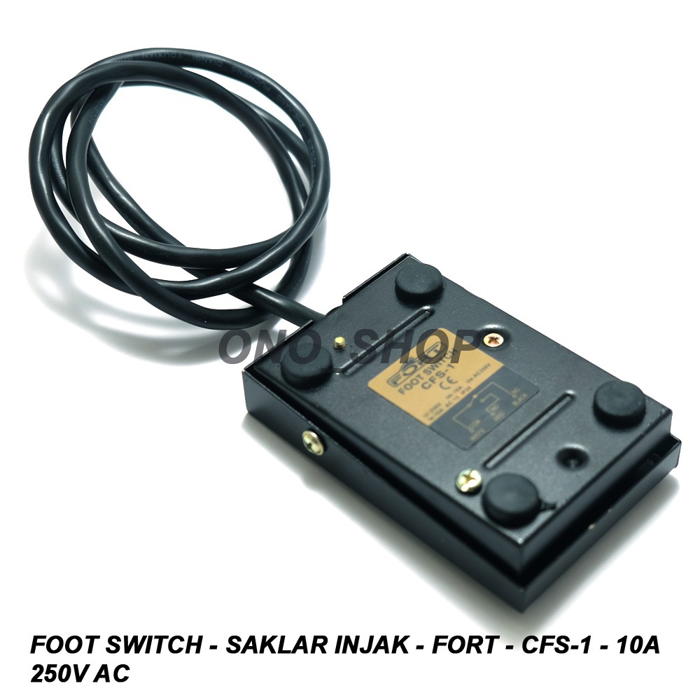 Jual Foot Switch - Saklar Injak - FORT - CFS-1 - 10A 250V AC | Shopee ...