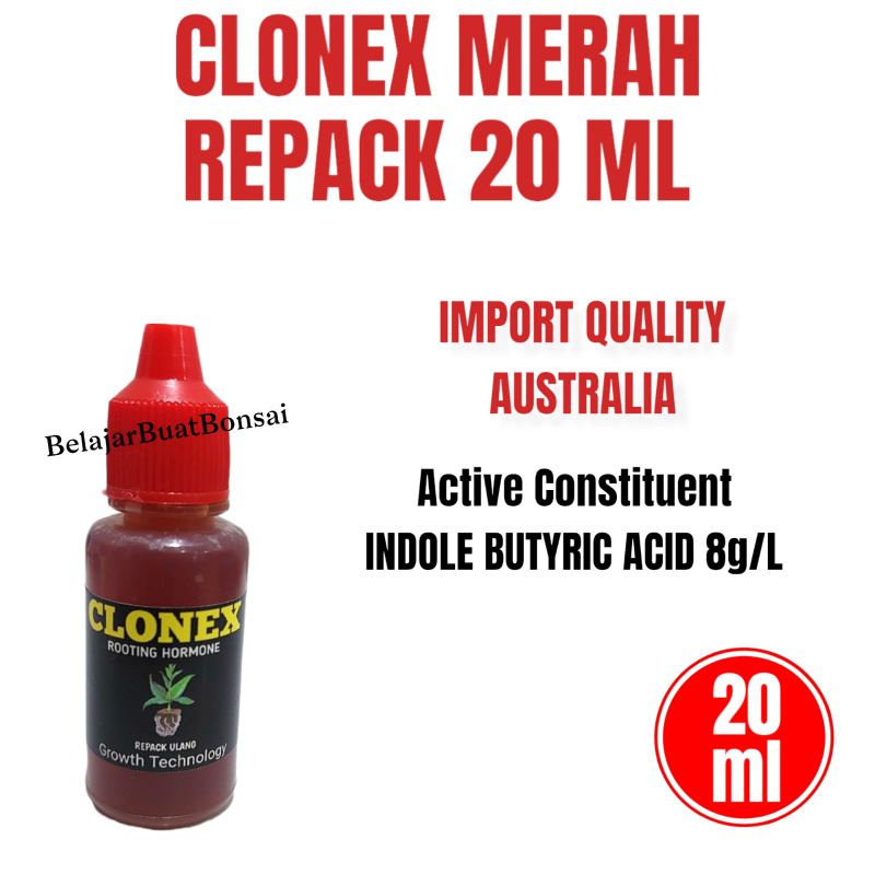 Jual Clonex Rooting Hormone Gel Red Kemasan Repack 20ml | Shopee Indonesia