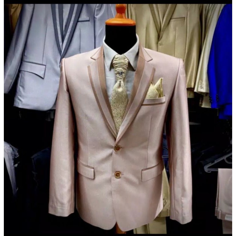 Jual Jumbo Xxl Xxxl Jas Formal Semi Wool Blazer Kantor Pria Jas Wedding Jas Pengantin Setelan