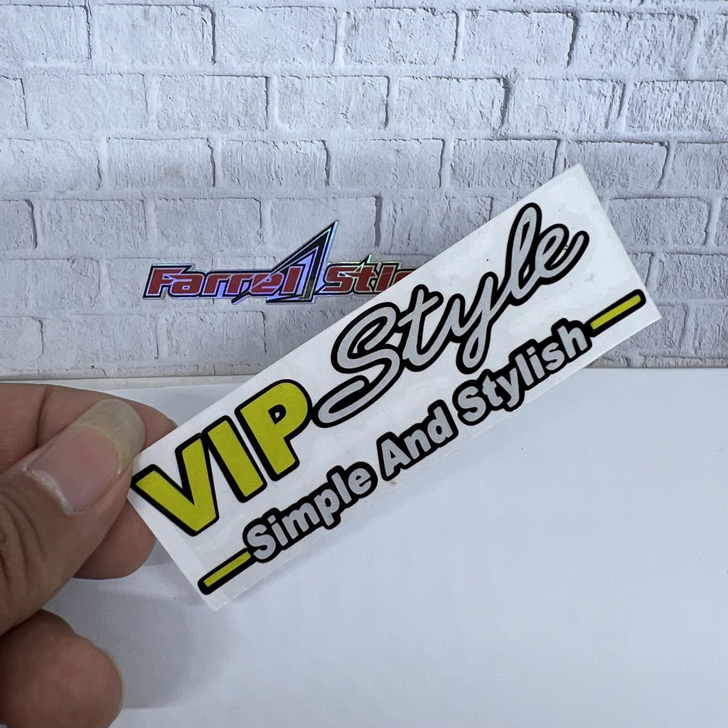 Jual STIKER CUTTING PIP STICKER VIP STYLE | Shopee Indonesia