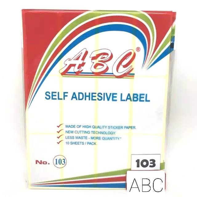 Jual LABEL UNDANGAN ABC 99, 103, 112, 121 | Shopee Indonesia