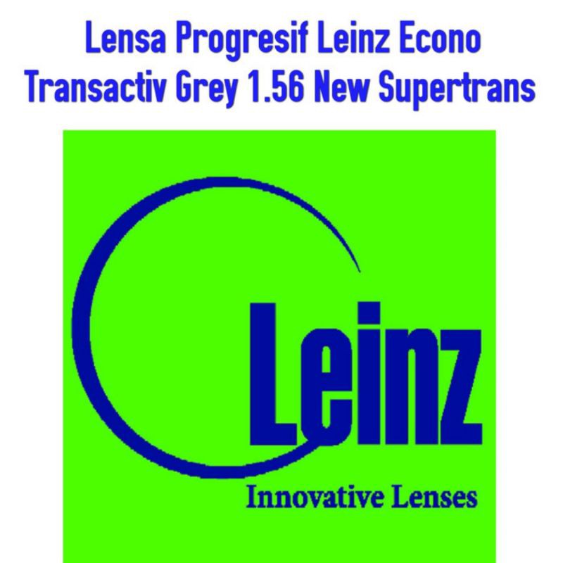 Jual Lensa Kacamata Progresif Leinz Econo 2 Transactiv Grey 1.56 New ...