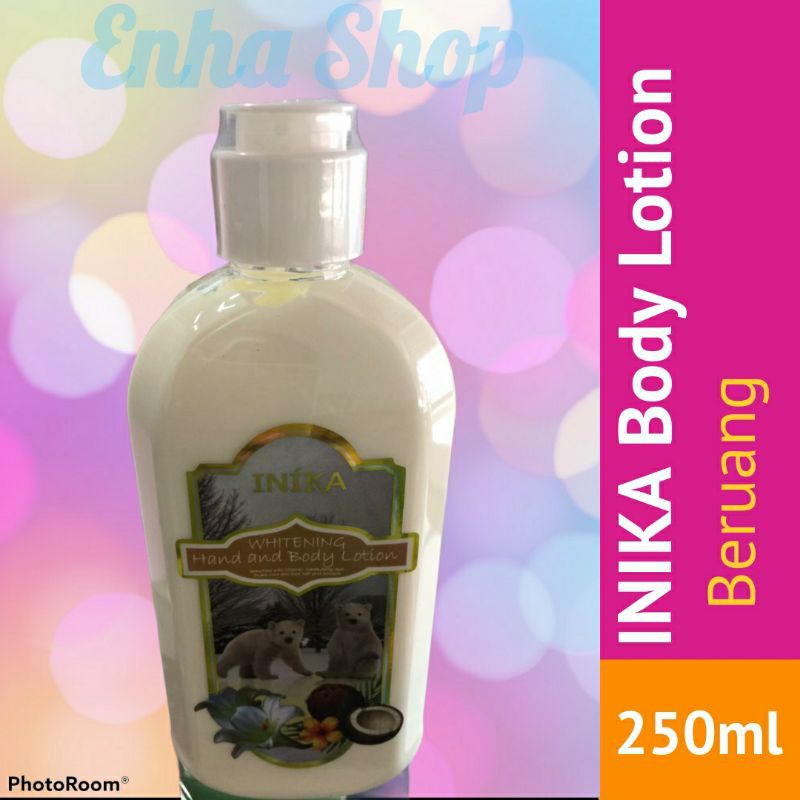 Jual (ORIGINAL) INIKA whitening hand and body lotion (susu beruang ...