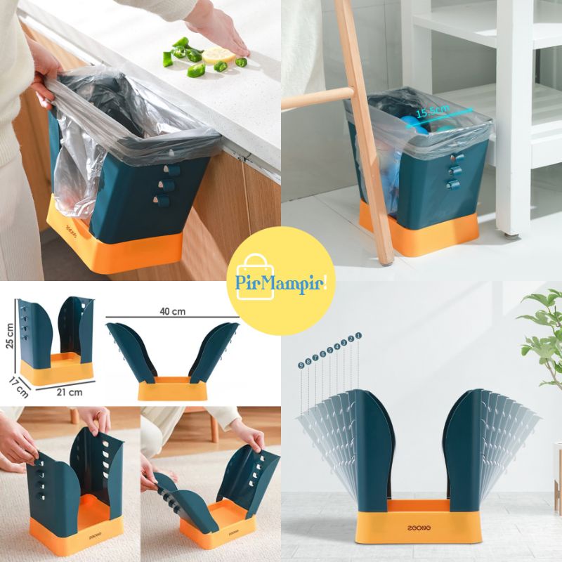 Jual ADJUSTABLE TRASH BIN - Tempat Sampah Rakit 4 Pengait Ukuran Sesuai ...