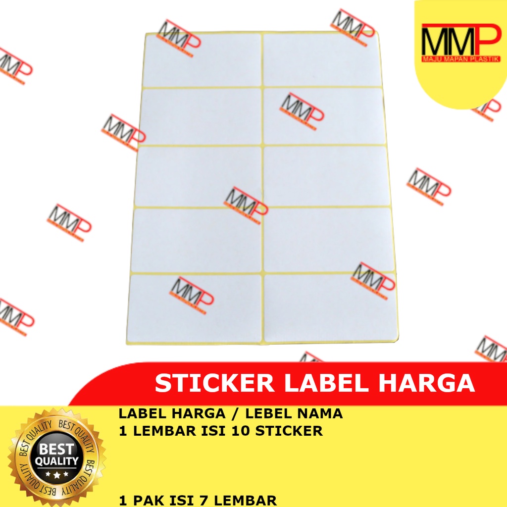 Jual Sticker Label Harga / Label Nama Undangan / Stiker Tempelan Nama