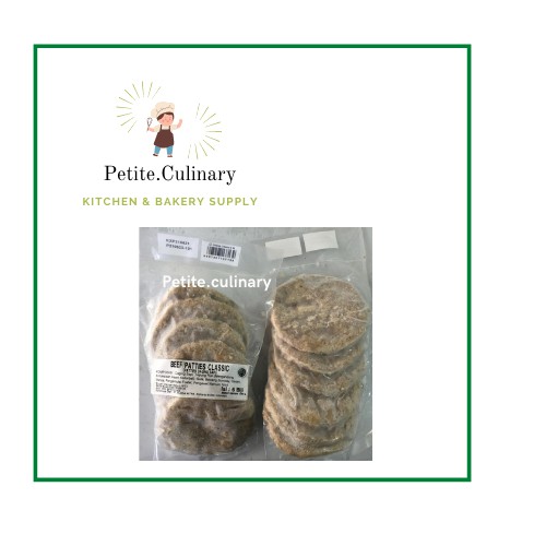 Jual Patite DAGING BURGER BEEF PATTIES 1 KG BURGER BEEF PATTY FROZEN