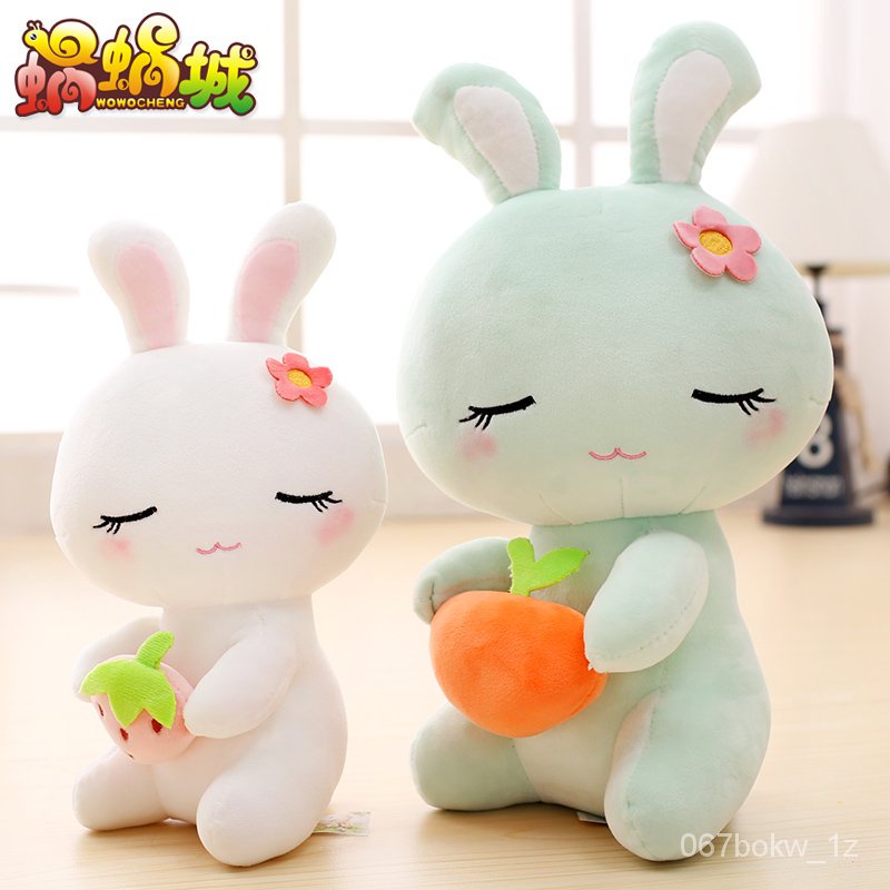Jual Super Cute Cute Rabbit Plush Toy Little Bunny Figurine Doll Girl's ...