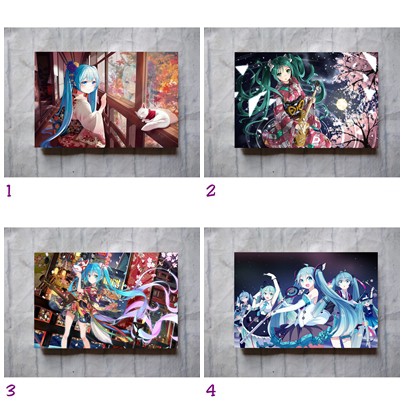 Jual Poster anime Hatsune miku vocaloid hiasan dinding aesthetic kamar ...