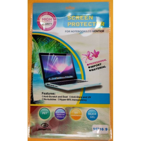 Jual SCREEN PROTECTOR PELINDUNG LAYAR ANTI GORES LAPTOP 14 Inch ...