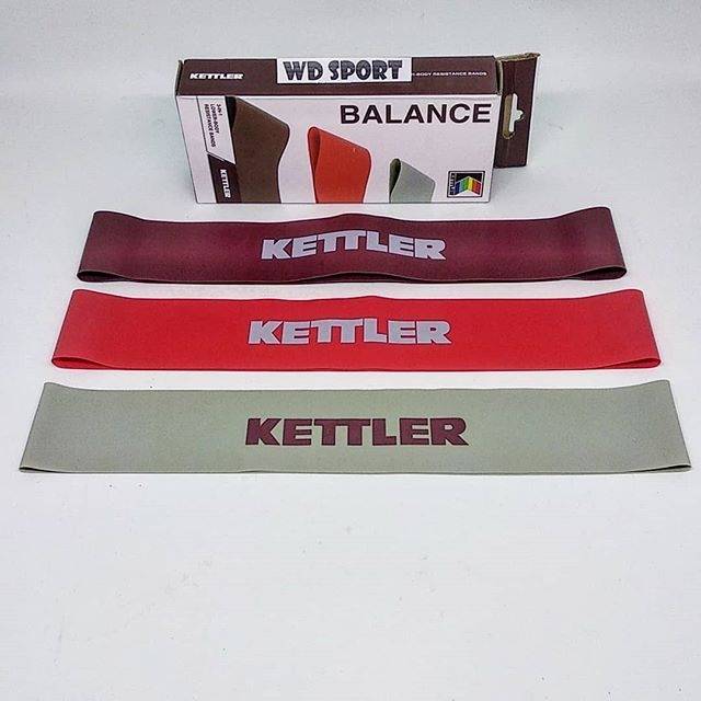 Jual Karet Resistance Band Kettler 3 in 1 Silver Red Burgundy Resistant