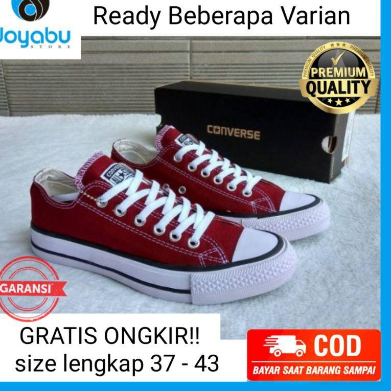 Sepatu converse shop original warna merah