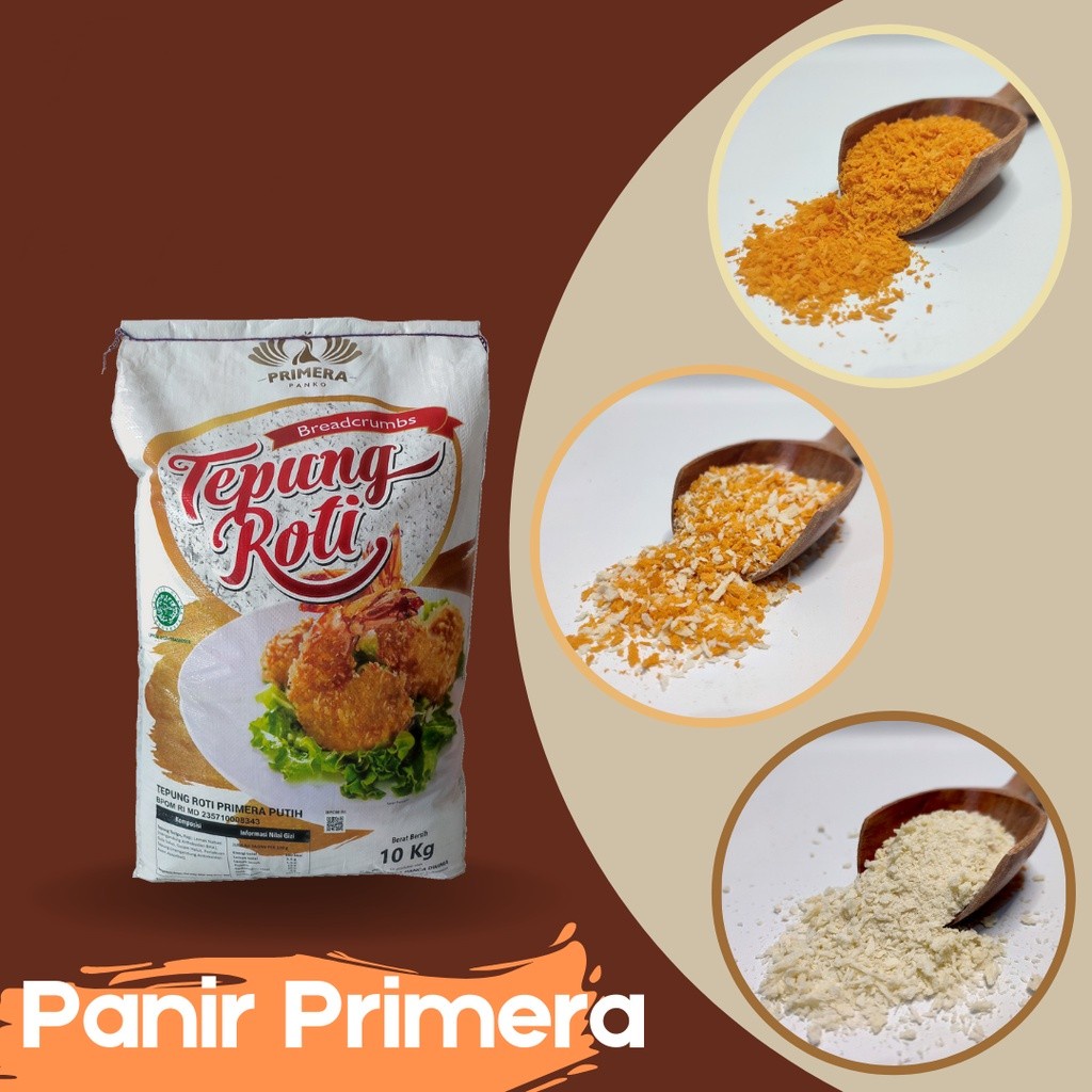 Jual Tepung Roti Mix Tepung Panir Panko 500 Gram Merk Primera Panko Shopee Indonesia 