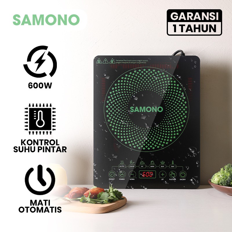 Jual Samono Kompor Listrik Induksi 600W WS02 | Shopee Indonesia