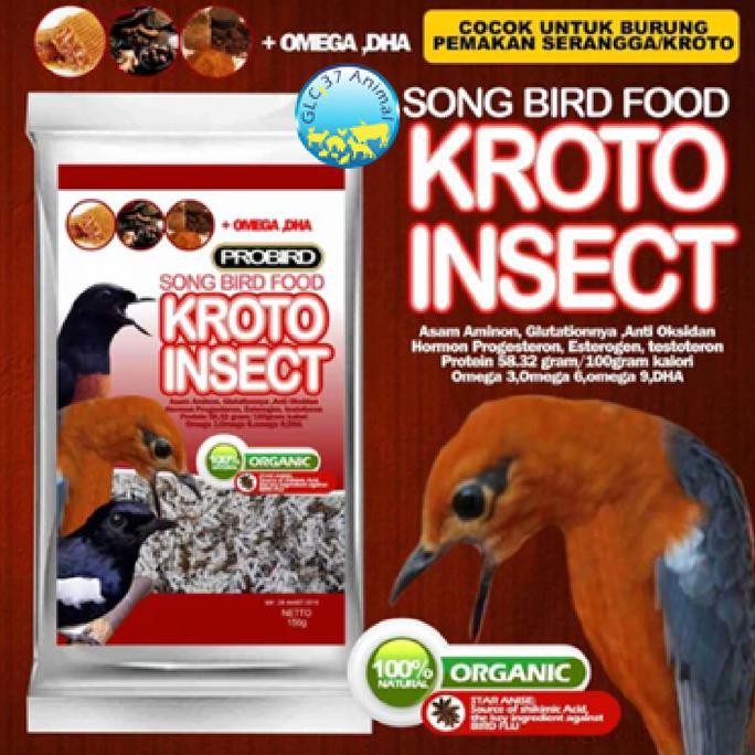 Jual Produk Terbaik] Pakan Burung Murai Kacer Kroto Insect Probird ...