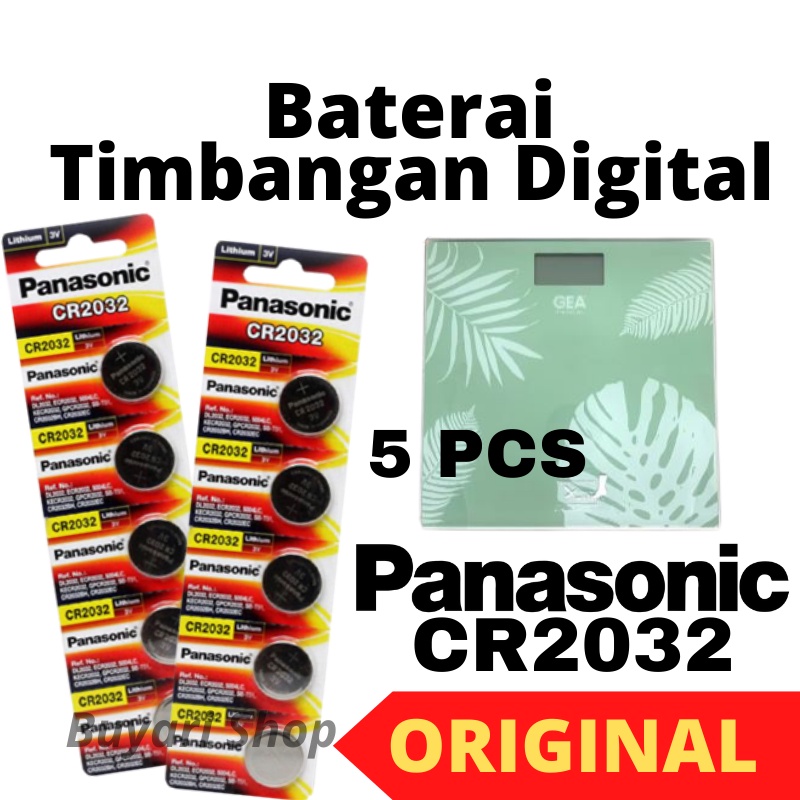 Jual Pcs Baterai Batre Batrai Batrei Cmos Panasonic Cr Laptop Pc Baterai Timbangan