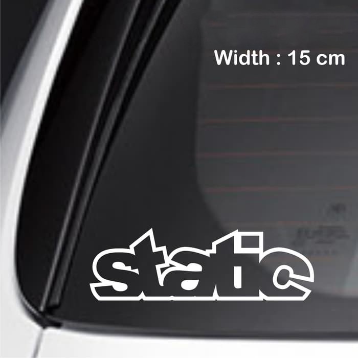 Jual Stiker Mobil JDM Static Racing - Car Decal Sticker | Shopee Indonesia