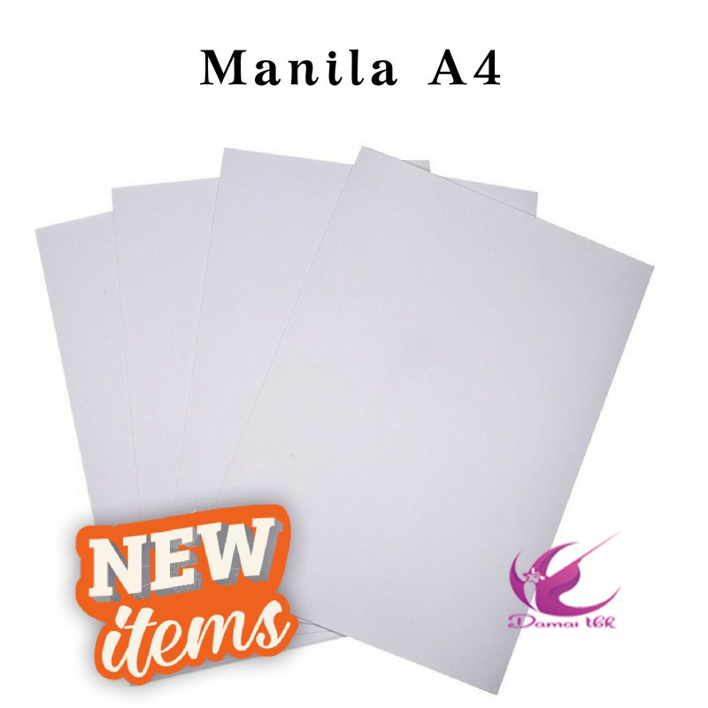 Jual Kertas Manila A4 Kertas Manila Ukuran 21x29 7 A4 Bc Kertas Gambar 160gsm Shopee Indonesia