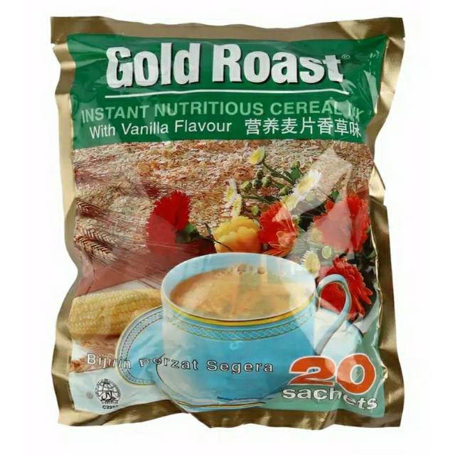 Jual Gold Roast Vanilla Instant Nutritious Cereal Mix 20 Sachets