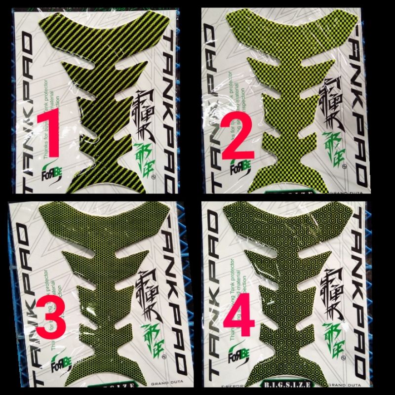 Jual stiker TANKPAD honda yamaha suzuki kawasaki stiker tangki ...