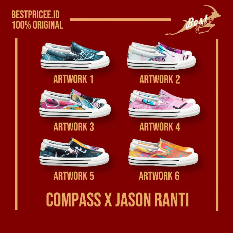 Jual Sepatu Compass x Jason Ranti BNIB Fullset 100% ORIGINAL | Shopee ...