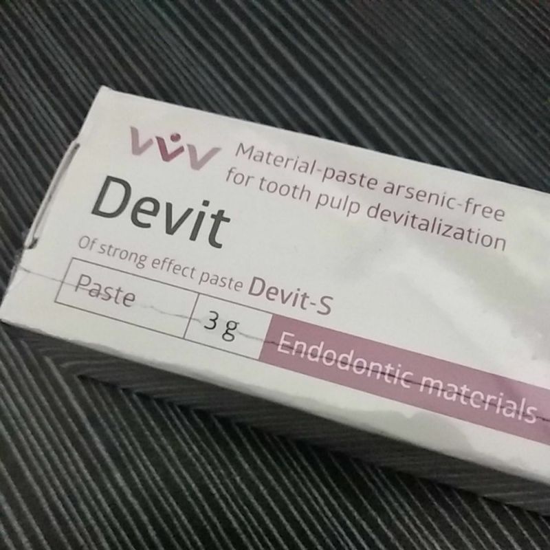 Jual Devit S Devitalisasi Pulpa Non Arsen Dental Material paste Pulp ...