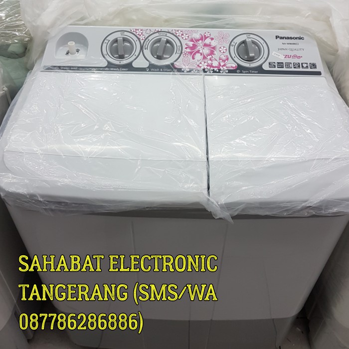 Jual MESIN CUCI PANASONIC 2 TABUNG KAPASITAS 7KG NA-W 76BBZ2 | Shopee ...