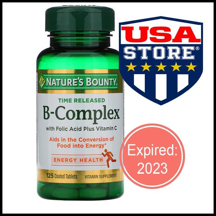 Jual Nature Bounty Super B Complex Folic Acid Vitamin C Nature'S Vit