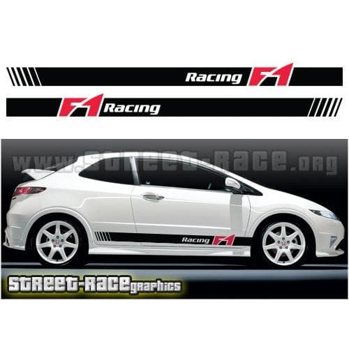 Jual sticker sticker mobil racing f1 stripe mobil all tipe Keren ...