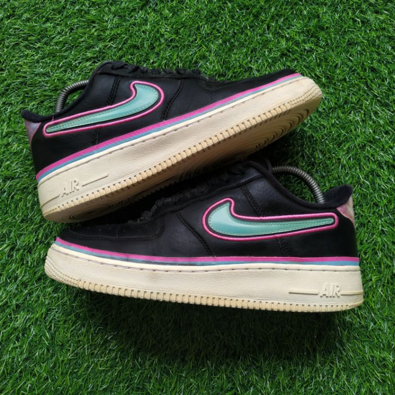 Air force 1 low sport nba black blue gale laser sale fuchsia