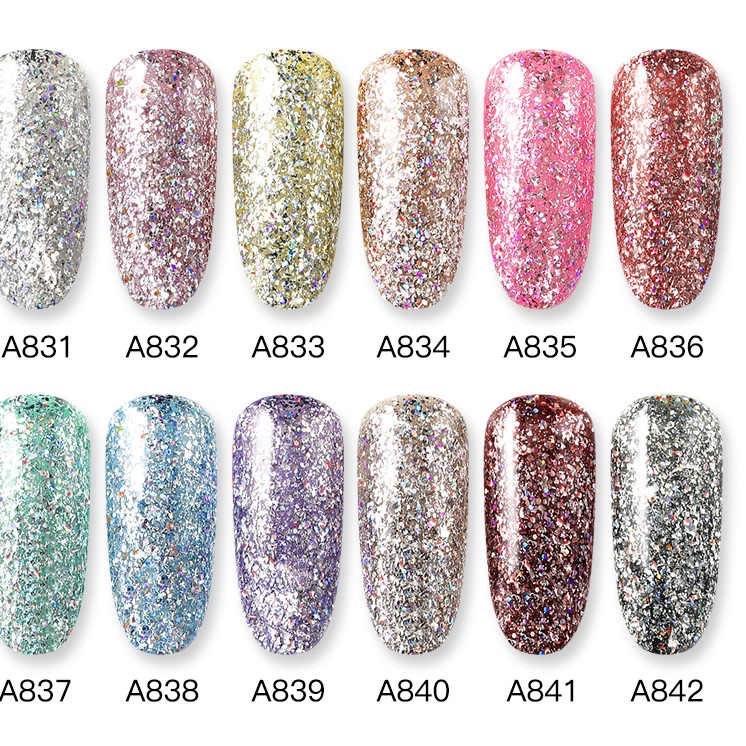 Jual ROSALIND GLITTER GLITER SERIES GEL POLISH SOAK OFF UV LED KUTEK