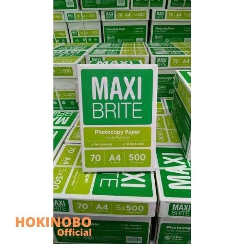 Jual Kertas Polos Kertas Print Hvs A4 70gr Maxi Brite Shopee Indonesia