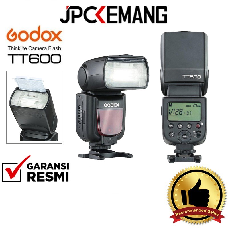 Jual Flash Godox TT600 Godox TT-600 Thinklite Camera Flash Garansi ...