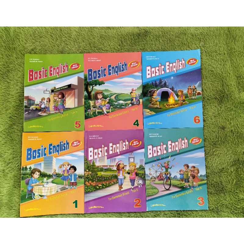 Jual ORIGINAL BUKU BAHASA INGGRIS BASIC ENGLISH KELAS 1 2 3 4 5 6 SD ...