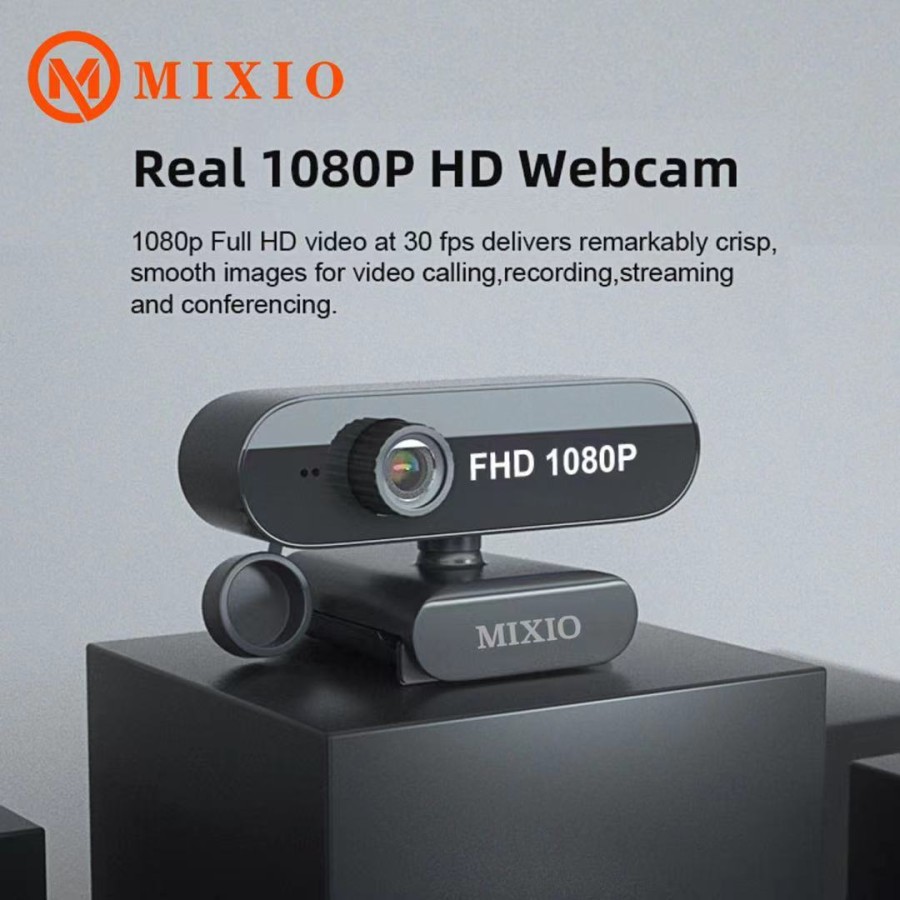 Jual MIXIO Webcam ORIGINAL 1080P With Microphone H803 2MP FULL HD ...