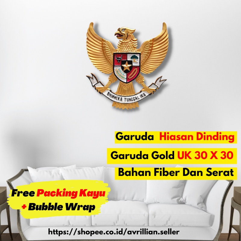 Jual Garuda Pancasila Patung Garuda Hiasan Dinding Lambang Fiber Lambang Negara Burung Garuda 1309