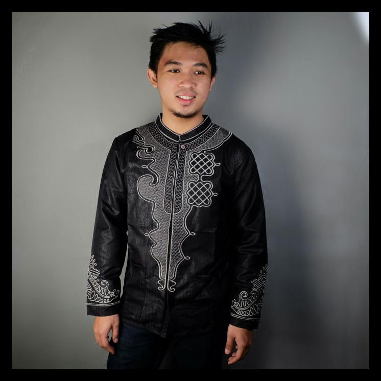 Jual Baju Koko Black Panther Kemeja Koko Wakanda Baju Muslim Copenhagen