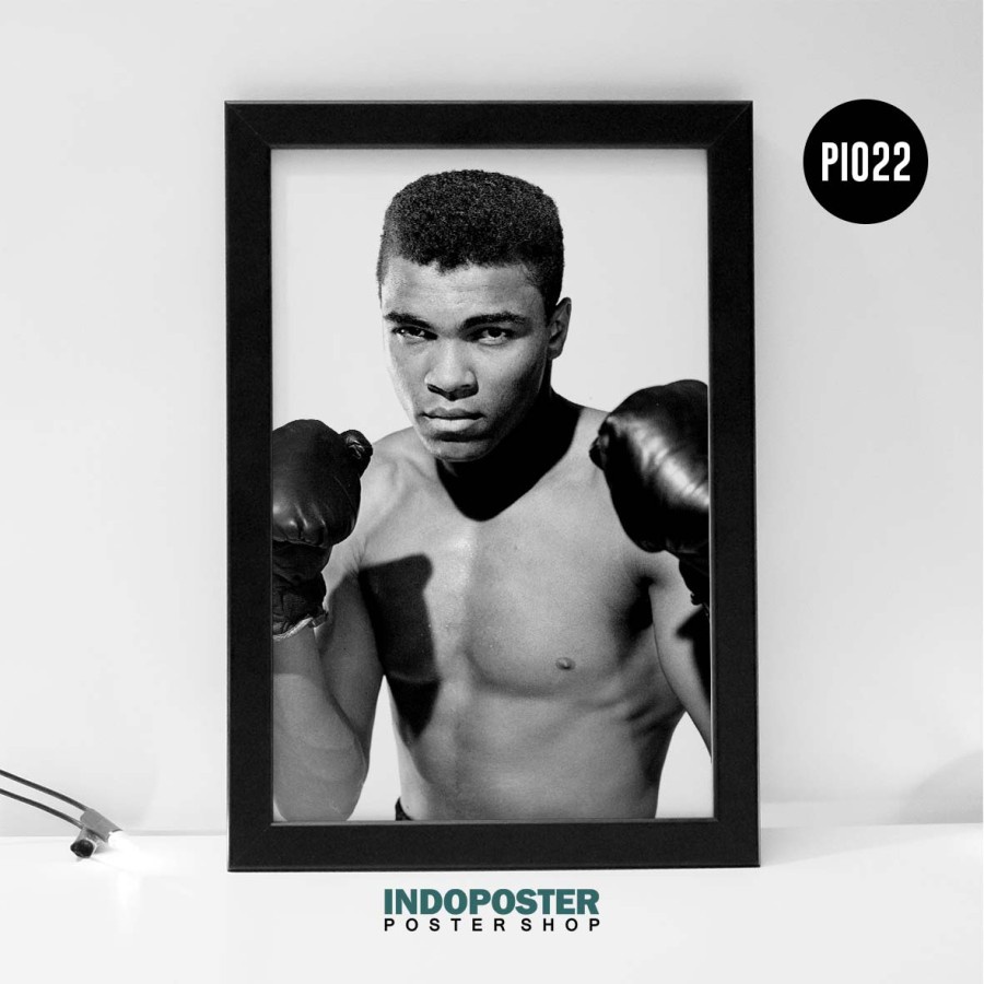 Jual Poster Muhammad Ali Boxing Monochrome Aesthetic A3 45X30cm ...