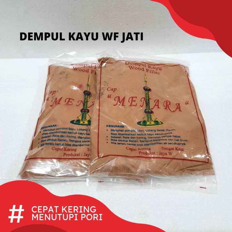 Jual DEMPUL KAYU JATI CAP MENARA 500GR SANGAT KUAT, CEPAT KERING ...