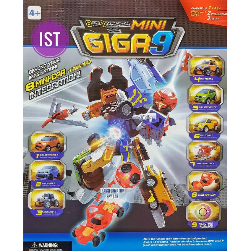 Jual Tobot Mini GIGA 9 - 9 Cars Combine | Shopee Indonesia