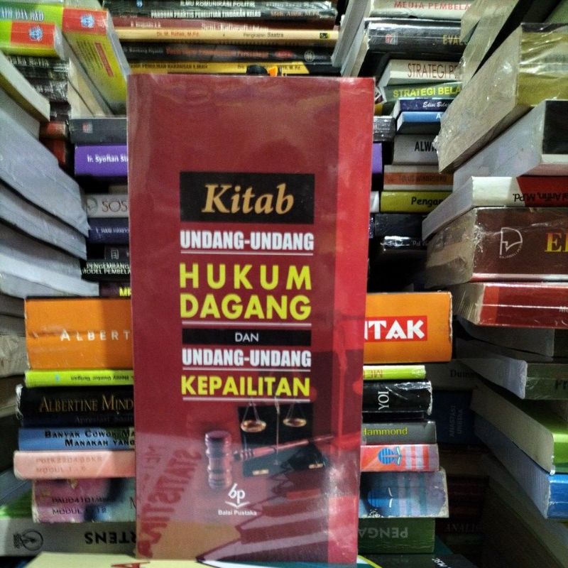 Jual Kitab Undang-Undang Hukum Dagang Dan Undang-Undang Kepailitan ...