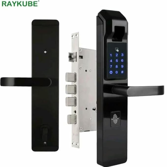 Jual RAYKUBE Biometric Fingerprint Door Lock Intelligent Electronic