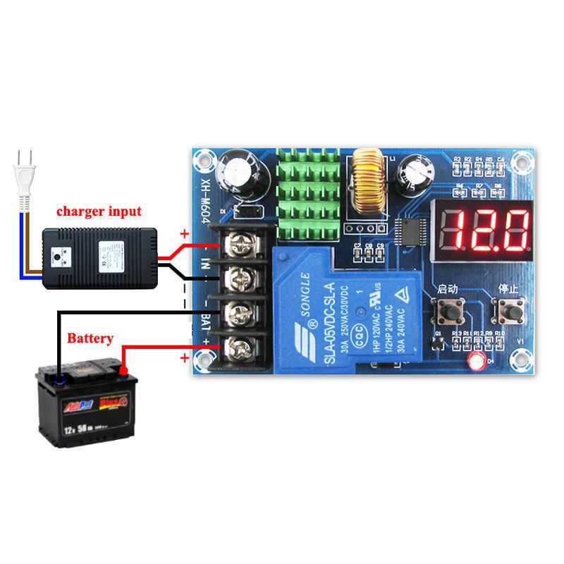Jual Modul Charger Otomatis Aki Motor Mobil 6-60V 2000W | Shopee Indonesia